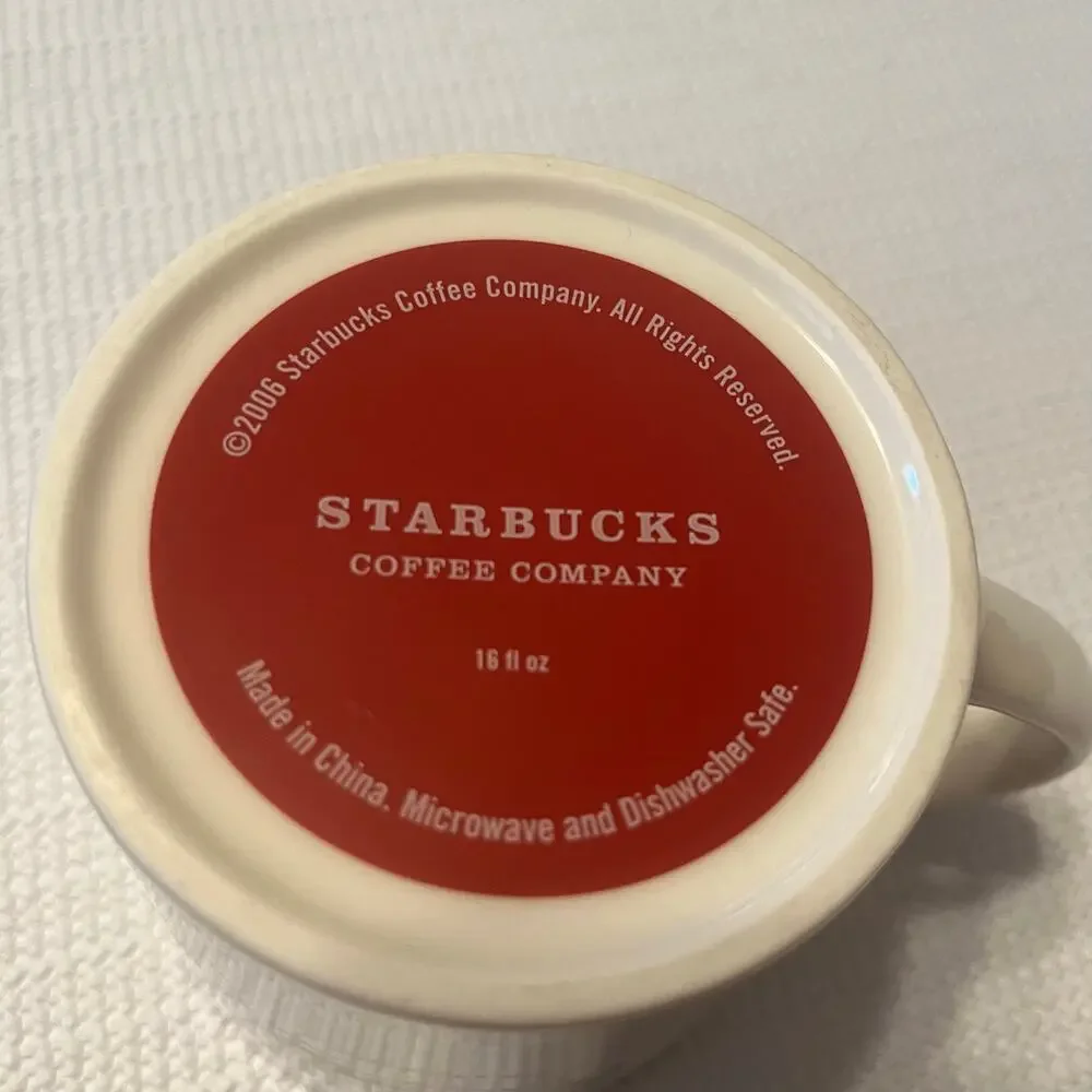 Starbucks coffee company Sumatra mug year 2006 16 oz coffee mug